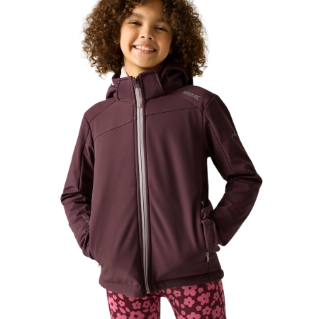 Giacca softshell per bambini Regatta Haydenbury Fig