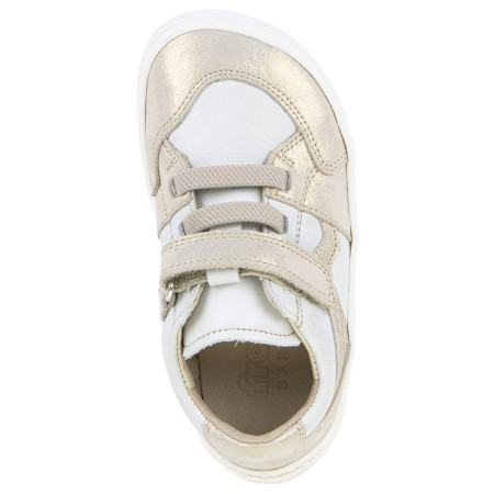 Sneakers per bambini Frodo Barefoot river White/Gold