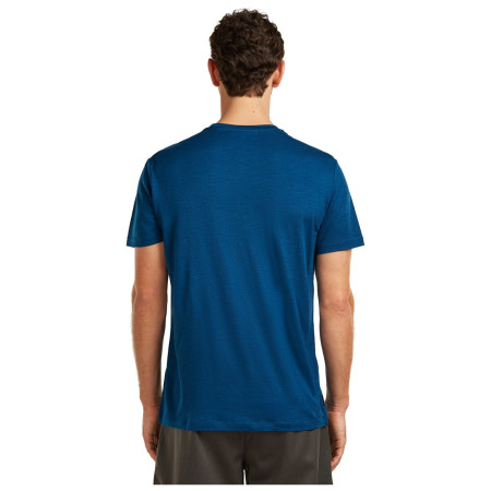 Maglietta da uomo Icebreaker Men Merino 150 Tech Lite SS Tee Range Stripes