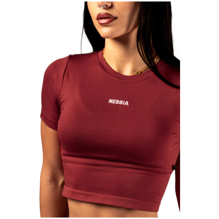 Top da donna Nebbia Seamless crop top with SS Power