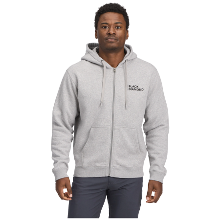 Felpa da uomo Black Diamond M Mini Stacked Fz Hoody