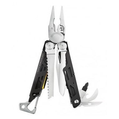 Vystavený multitool Leatherman Signal nero/argento black/silver