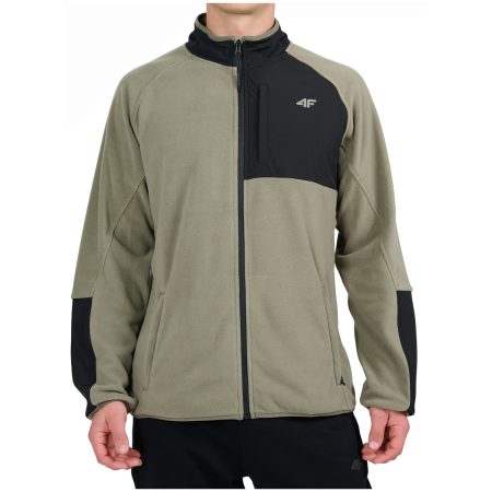 Felpa da uomo 4F Fleece M480 khaki/nero Khaki