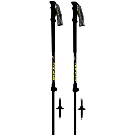 Bastoncini da trekking Fizan Aria Alu Foam nero