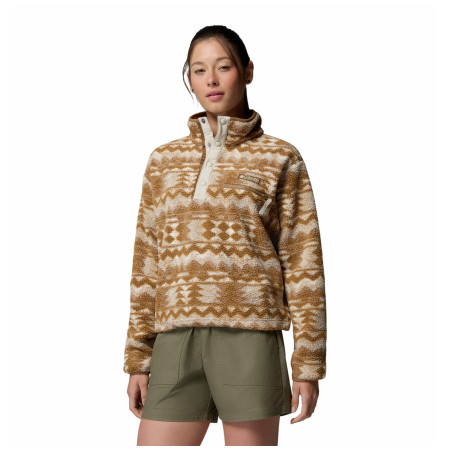 Felpa da donna Columbia Helvetia™ II Printed Cropped Half Snap