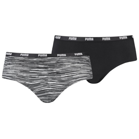 Mutande da donna Puma Women Printer Hipster 2P nero black