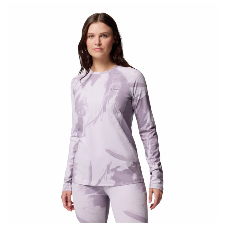 Mutande sportive da donna Columbia Omni-Heat Infinity™ Knit Long sleeve Crew viola Shale Purple Snowflight Tonal