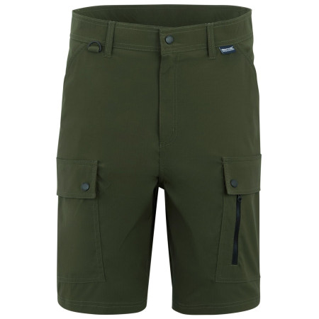 Pantaloncini da uomo Regatta Arlery Shorts verde scuro Dark Khaki
