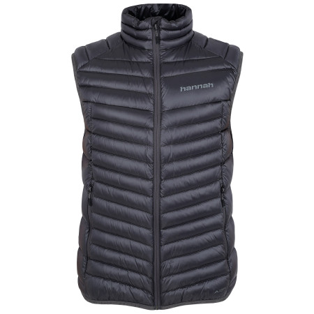 Gilet da uomo Hannah Adare nero Asphalt stripe