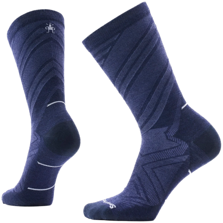 Calze Smartwool Women's Run Zero Cushion Crew Socks blu