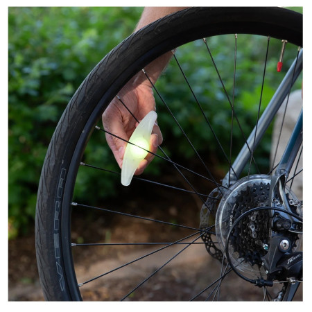 Lampeggiante per bicicletta Nite Ize SpokeLit Disc-O Tech