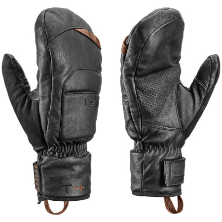 Guanti da sci Leki Montera Prime Mitt nero/marrone black-dark brown