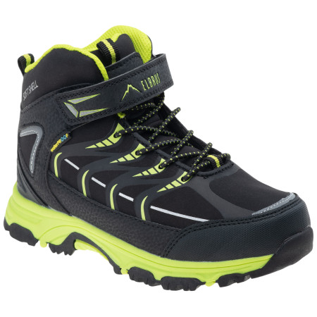 Scarpe da bambino Elbrus Savas Mid Wp Jr nero/giallo Black/Lime/Silver