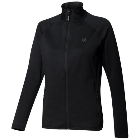 Felpa tecnica da donna Dare 2b Lowline Full Zip Core Stretch nero Black