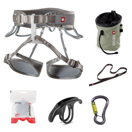 Set da arrampicata Ocún Climbing Twist Set grigio Grey