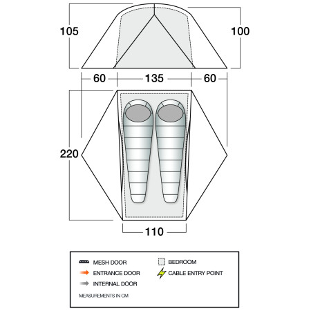 Tenda ultraleggera Force Ten Radon UL 2