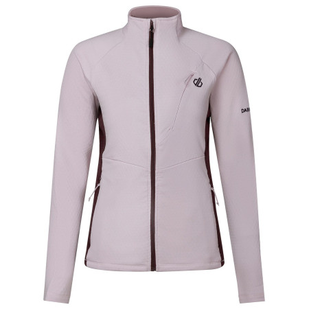 Felpa tecnica da donna Dare 2b Emerging III Mid rosa/bordeaux PnkHz/Hucklb