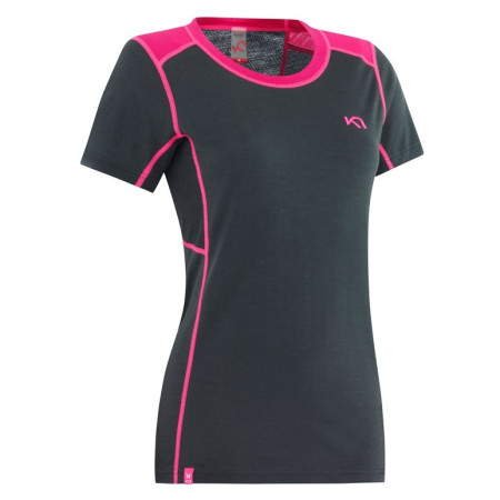 Maglietta da donna Kari Traa Tikse Tee nero/rosa Ebony
