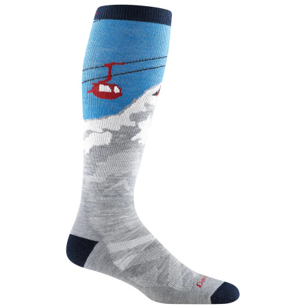 Calzettoni da uomo Darn Tough Heady Yeti Otc grigio gray