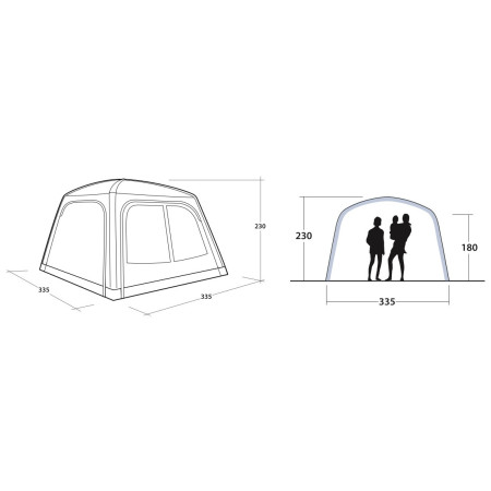Tenda Outwell Vail Air Shelter