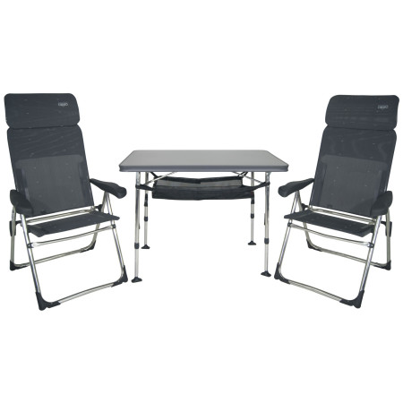 Set da campeggio Crespo Classic Set AL-213 grigio scuro