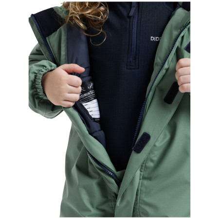 Tuta per bambini Didriksons Talvi Kids Cover 2 Dark Moss