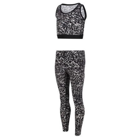 Set sportivo per bambini Regatta Atkin Set nero/bianco Blk/WhtAniml