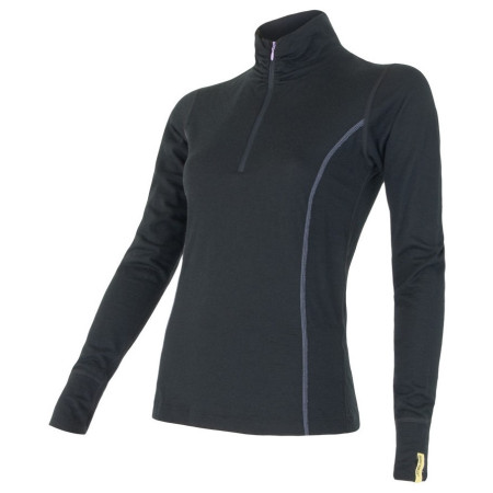 Maglietta sportiva da donna Sensor Merino Active nero Black