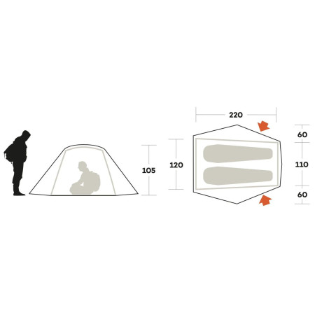 Tenda Ferrino Hekla 2