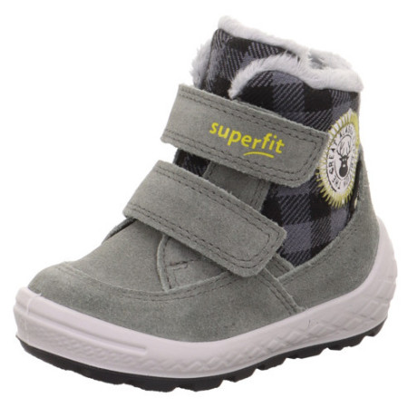 Stivali invernali per bambini Superfit Groovy 2.0 Grün/Grau grigio Grün/Grau