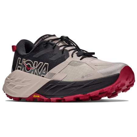 Scarpe da corsa da uomo Hoka Speedgoat 7 GTX grigio/rosso Black / River Rock Grey