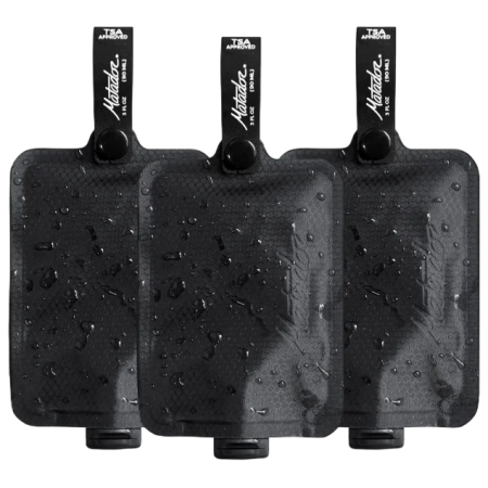 Gadget da viaggio Matador FlatPak Toiletry Bottle (3 pk) nero Black