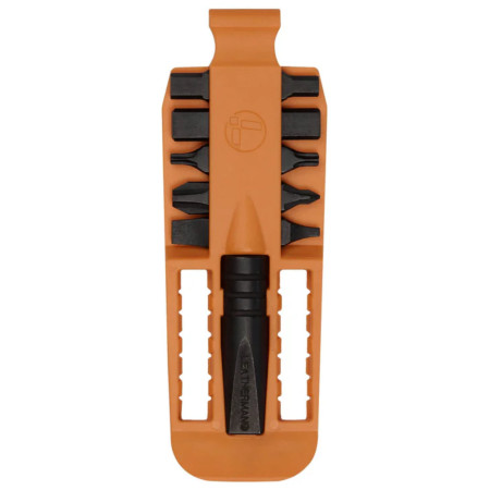 Set di bit Leatherman BIT KIT#3 arancione BLACK/PKG ORANGE