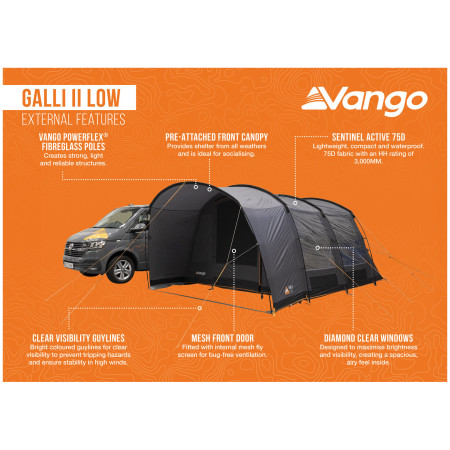 Tenda per minibus Vango Galli II Low