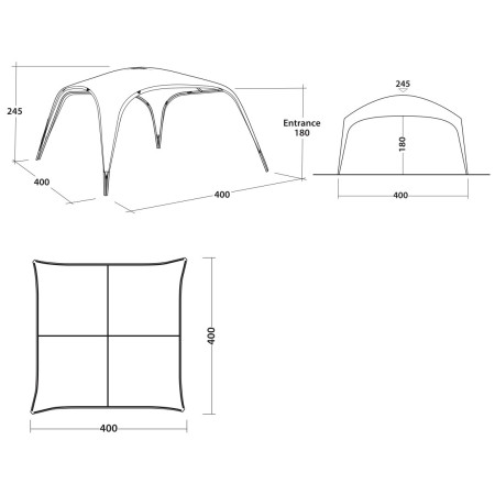 Tendalino Outwell Wakefield Shelter XL