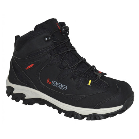 Scarpe invernali da uomo Loap Mellick nero Black/TrueRed