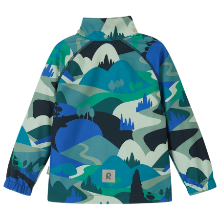 Giacca softshell per bambini Reima Vantti Sparkly Blue