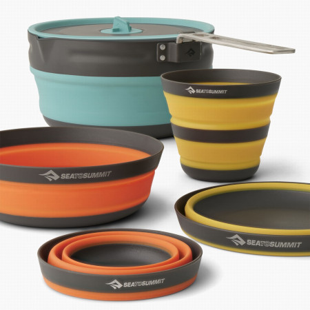 Set di stoviglie Sea to Summit Frontier UL Collapsible Pot Cook Set