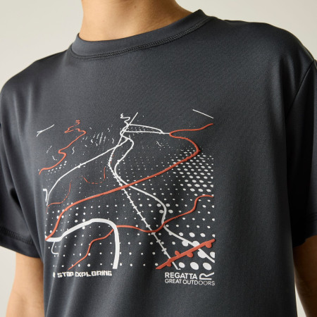 Maglietta da bambino Regatta Alvarado Seal Grey