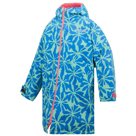 Cappotto antipioggia Regatta Junior Waterproof Changing Robe SBluFlPiLem