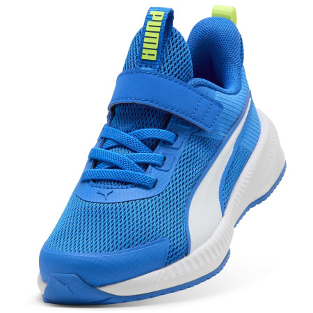 Scarpe da bambino Puma Flyer 4 AC+ PS Racing Blue-Lime Squeeze-