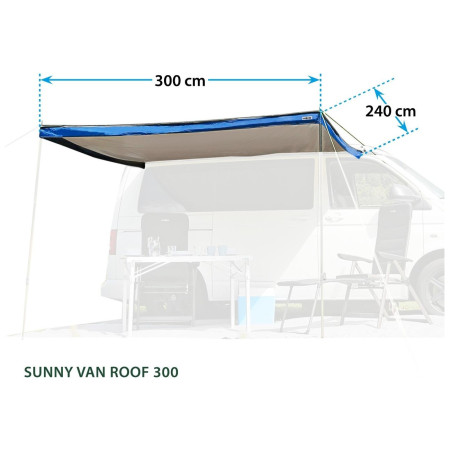 Tettuccio parasole Brunner Sunny Van Roof 300