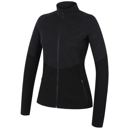 Felpa da donna MOOA Merino 3D 240 nero black