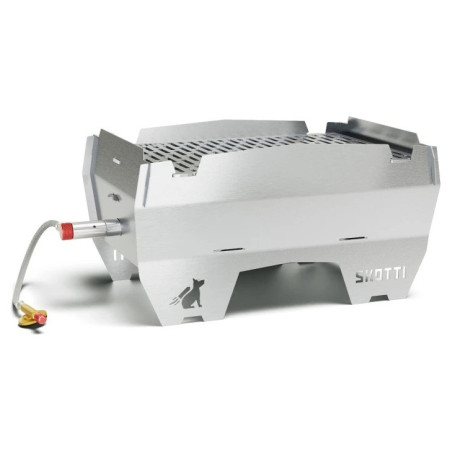 Griglia pieghevole SKOTTI Original Grill argento ocelová