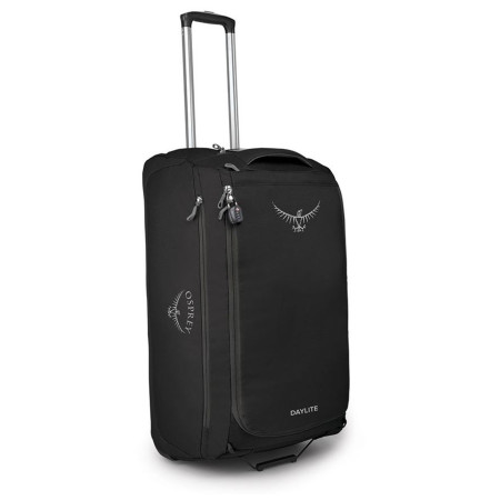 Valigia da viaggio Osprey Daylite Wheeled Duffel 85 nero Black