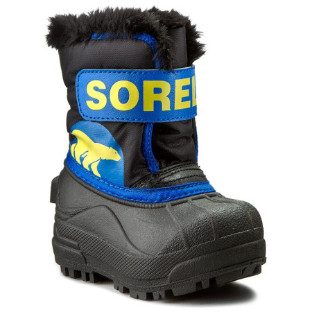 Stivali da neve per bambini Sorel Snow Commander (2022) blu/giallo SuperBlue