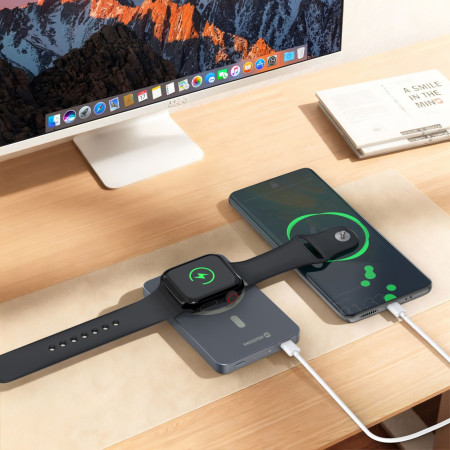 Caricabatterie portatile senza fili Swissten Fusion 5000 mAh Magsafe