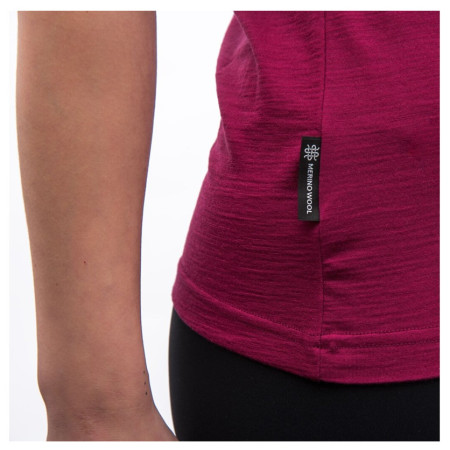 Maglietta sportiva da donna Sensor Merino Active Songbirds