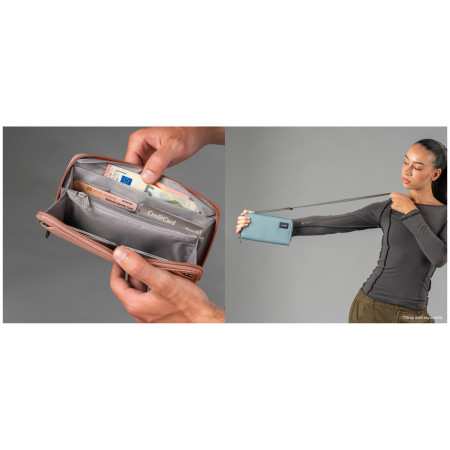 Portafoglio Pacsafe RFIDsafe Continental Wallet