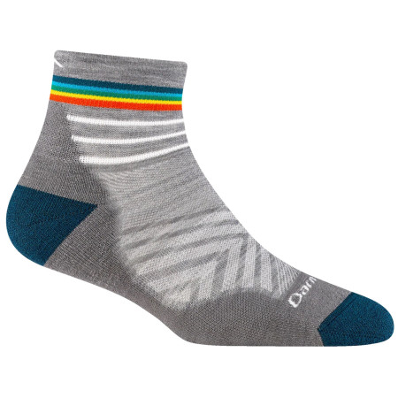 Calzini da donna Darn Tough W Run Quarter Ultra-Lightweight With Cushion grigio gray